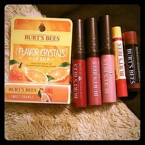 Burt's Bees lip balm and lip gloss. All new